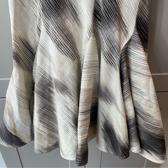 Josie Natori Radiant Texture Stretch Fit In Warm White Grey Designer Luxury - Picture 8 of 8